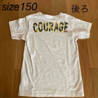 ブランシェス(Branshes)のブランシェス  150 半袖　Tシャツ　白T  バッグプリント(Tシャツ/カットソー)