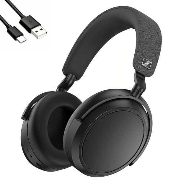 ギフ_包装】 【色: ブラック】ゼンハイザー Sennheiser MOMENTUM 4 Wi