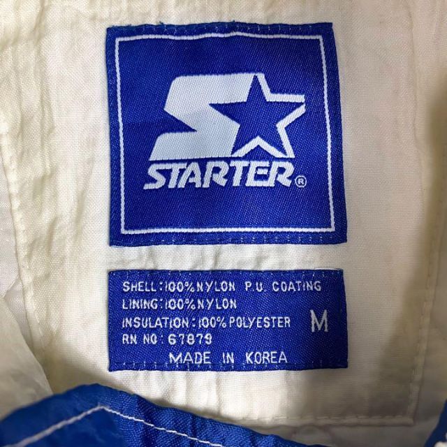 STARTER(スターター)のスターター☆中綿ジャケット 古着 ゆるだぼ 90sデカロゴ ハーフジップ bi3 メンズのジャケット/アウター(ブルゾン)の商品写真