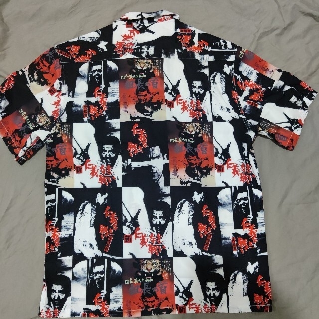WACKO MARIA(ワコマリア)の並行輸入品　wackomaria ワコマリア　アロハ　シャツ　仁義　L メンズのトップス(Tシャツ/カットソー(半袖/袖なし))の商品写真