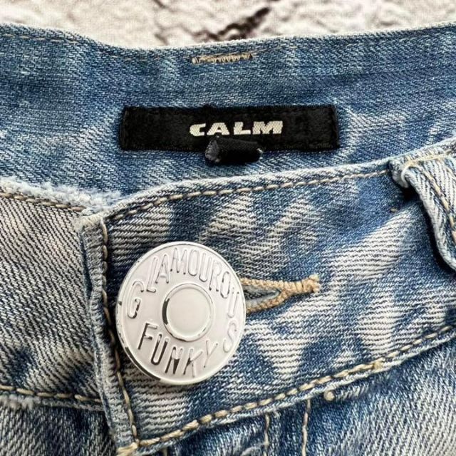 CALM(カーム)のCALM　カーム　デニム　ジーンズ　レディース　春夏【M】 レディースのパンツ(ショートパンツ)の商品写真