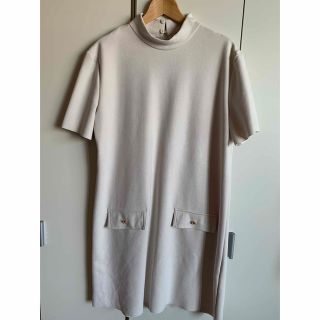 ザラ(ZARA)のZARAベージュワンピース(ひざ丈ワンピース)