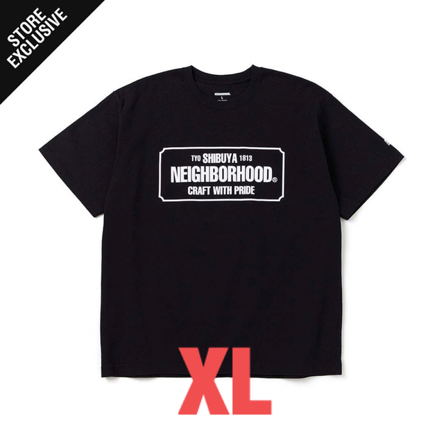 NEIGHBORHOOD - NEIGHBORHOOD 渋谷限定 TEE SS BLACK XLの通販 by