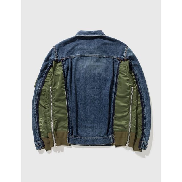 期間限定値下げ】Denim x MA-1 sacai サカイ ジャケット - Gジャン 期間限定値下げ】Denim x MA-1 sacai サカイ ジャケット - Gジャン