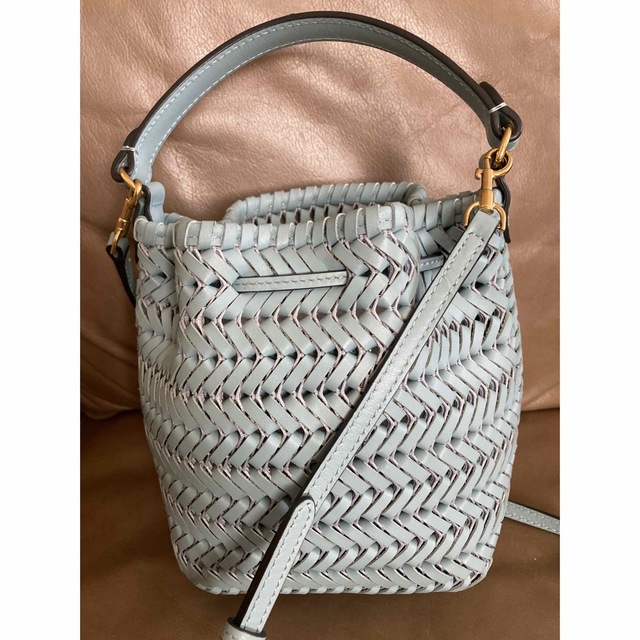 ANYA HINDMARCH ニーソン ショルダー バッグ Neeson 水色 | www