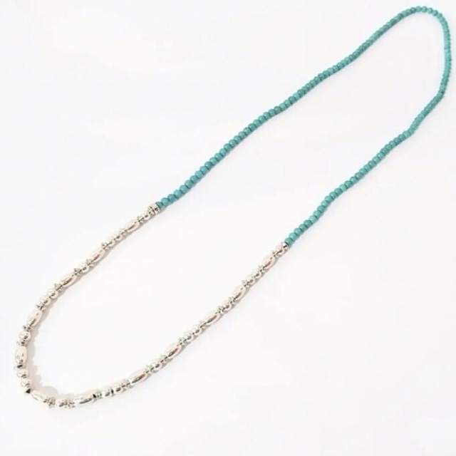 Le sumeur ルスムール シルバービーズu0026ターコイズネックレスネックレス