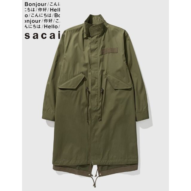 SACAI コットン モッズ コート