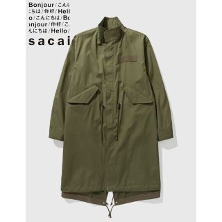 SACAI NORTH FACE LONG COAT カーキ メンズ サイズ2