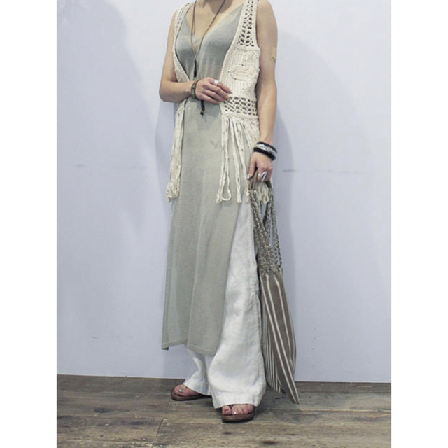 ●専用● TAN  -  LUSTER DRESS ワンピース SILVER