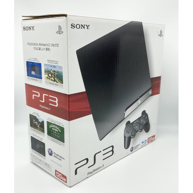 PlayStation3(プレイステーション3)のSONY ソニー PlayStation 3  (120GB)  中古 チャコー エンタメ/ホビーのゲームソフト/ゲーム機本体(家庭用ゲーム機本体)の商品写真