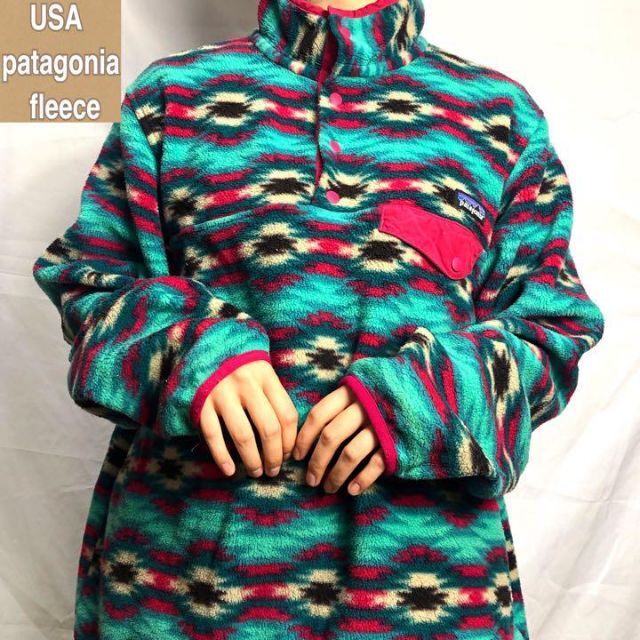 美品 patagonia スナップt シンチラ フリース L アメリカ製