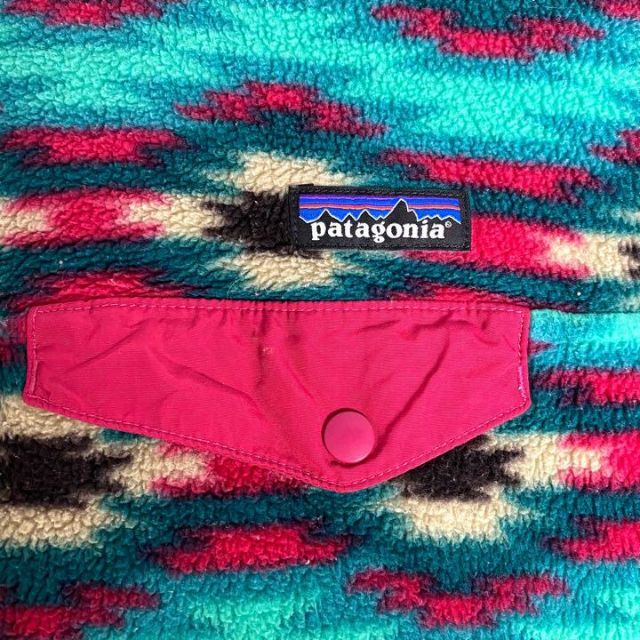 patagonia   パタゴニアシンチラスナップT 総柄フリース 古着