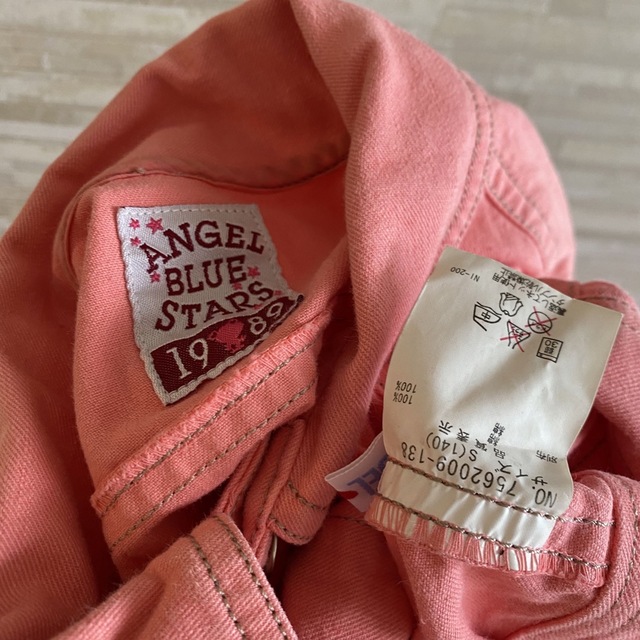 angelblue(エンジェルブルー)のangel blue  デニム ジャケット キッズ/ベビー/マタニティのキッズ服女の子用(90cm~)(ジャケット/上着)の商品写真