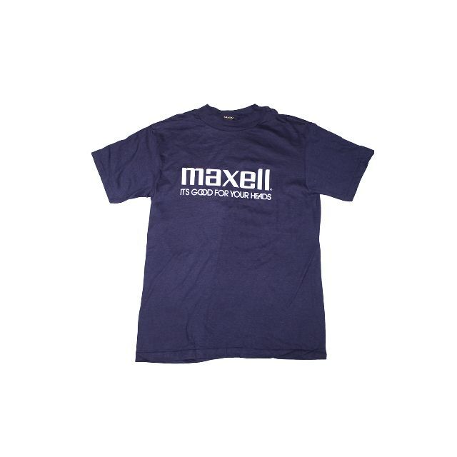 80s maxell ヴィンテージ マクセル プロモTシャツ USA製 企業物
