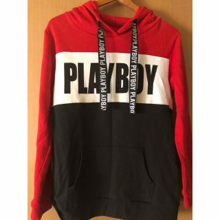 プレイボーイ(PLAYBOY)のプレイボーイ　パーカー　トルコカラー　新品(パーカー)