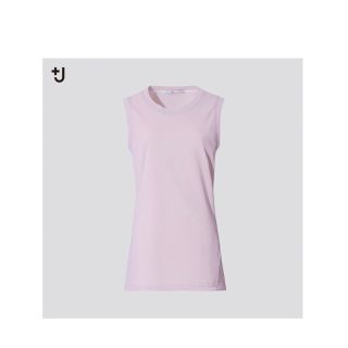 ユニクロ(UNIQLO)の+J ユニクロ　ノースリーブ　シャツ(Tシャツ(半袖/袖なし))