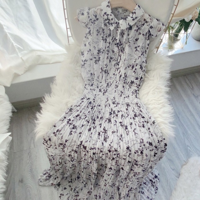 フリルプリーツワンピース ピンクzara SNIDEL GU スナイデル 小花