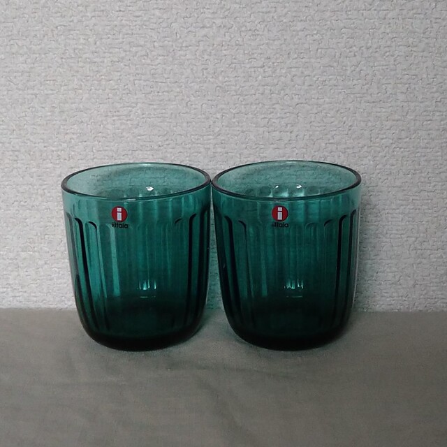 iittala(イッタラ)のiittala Raami イッタラ ラーミ タンブラー ペア シーブルー 新品 インテリア/住まい/日用品のキッチン/食器(タンブラー)の商品写真