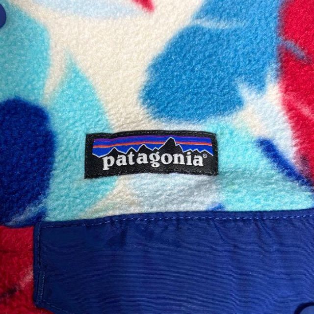 patagonia - パタゴニア☆シンチラスナップTフリース 古着 総柄 patagonia - パタゴニア☆シンチラスナップTフリース 古着 総柄