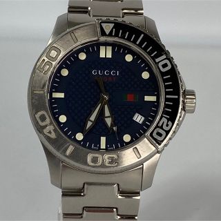 グッチ(Gucci)のグッチ　Gタイムレス　126.2　スポーツ　クォーツ　デイト表示　黒(腕時計(アナログ))