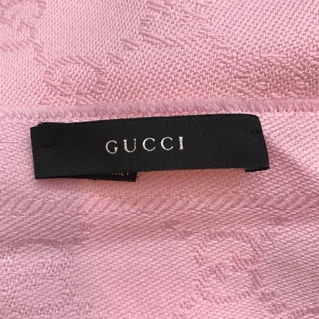 ☆新品未使用品☆GUCCI グッチ GG柄 マフラー ウール ピンク ほしい物