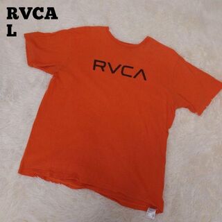 ルーカ(RVCA)のRVCA Tシャツ L オレンジ(Tシャツ/カットソー(半袖/袖なし))