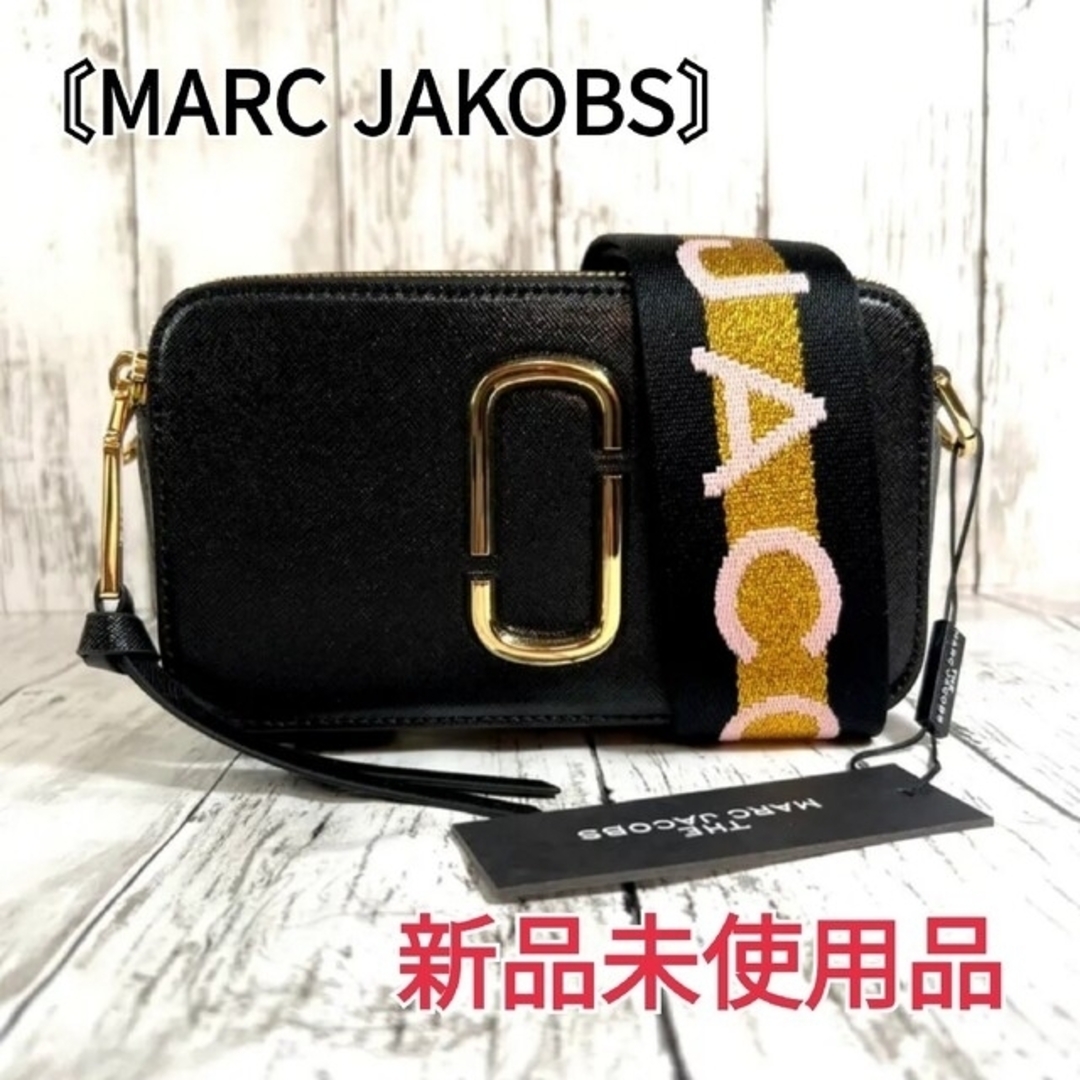 MARC JACOBS スナップショット ブラックマルチ ショルダーバッグ ...