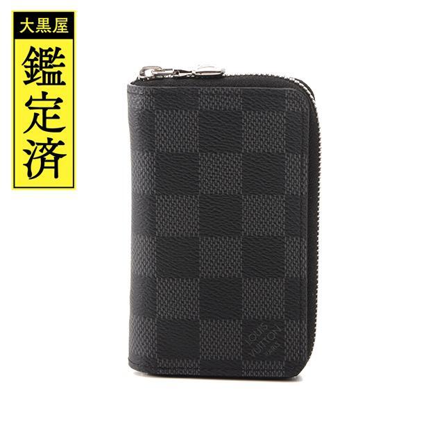 ルイヴィトン ジッピー・コインパース ダミエ・グラフィット N63076 超
