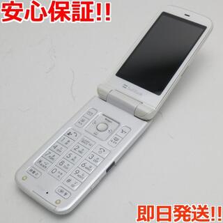 シャープ(SHARP)の美品 001SH ホワイト 白ロムM333(携帯電話本体)