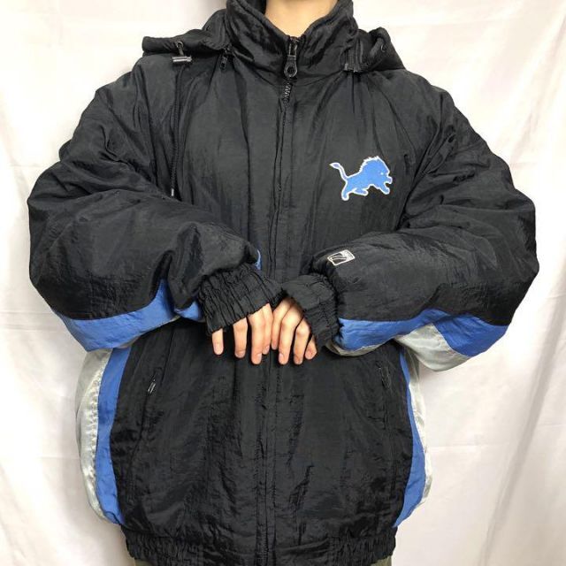 NFL☆中綿ジャケット  ゆるだぼ 90s デカロゴ 刺繍ロゴ bn6
