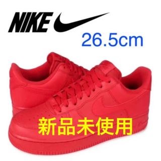 ナイキ(NIKE)のNIKE AIR FORCE RED エアフォース1 赤　26.5cm(スニーカー)