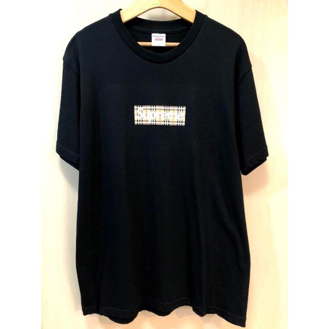 Supreme Burberry Box Logo Tee Blac モール www.gold-and-wood.com