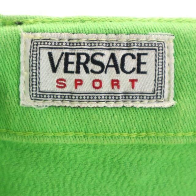 ヴェルサーチ イタリア製 ロングパンツ w29 グリーン系 VERSACE レディース   【230429】 6