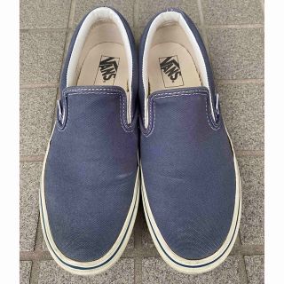 ヴァンズ(VANS)のvans スリッポン　ネイビー　(スリッポン/モカシン)