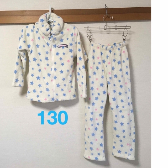 ふわふわ♡もこもこパジャマ　ルームウェア　130 キッズ/ベビー/マタニティのキッズ服女の子用(90cm~)(パジャマ)の商品写真