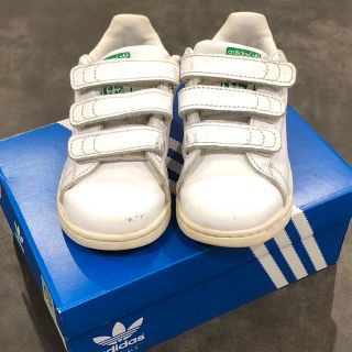 スタンスミス(STANSMITH（adidas）)の【値下げ】スタンスミス キッズ 14.5cm グリーン(スニーカー)