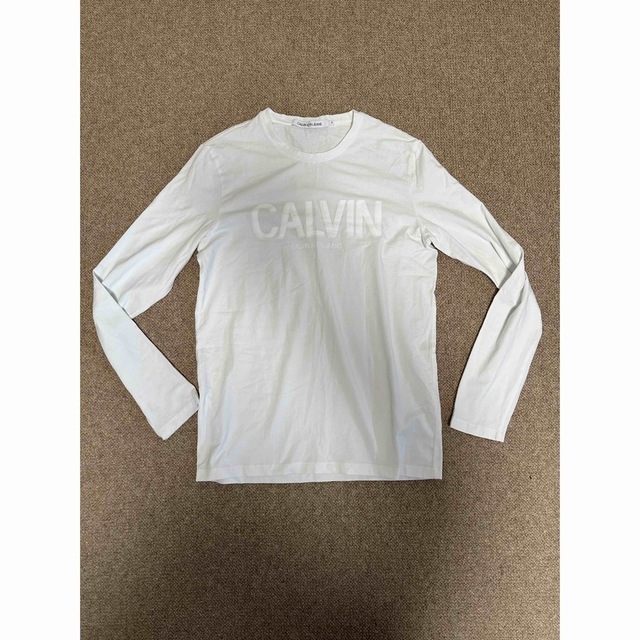 Calvin Klein(カルバンクライン)のカルバンクラインジーンズ　カットソー　Sサイズ メンズのトップス(Tシャツ/カットソー(七分/長袖))の商品写真