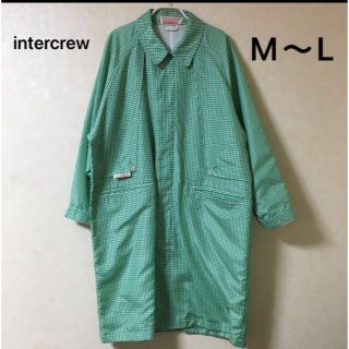 オーバーサイズ ステンカラーコート intercrew M〜L 美品(スプリングコート)