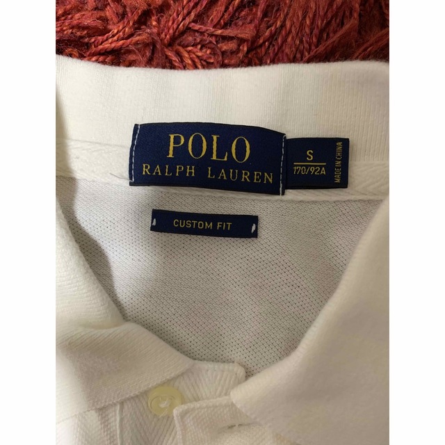 POLO RALPH LAUREN - ポロ ラルフローレン ポロシャツ 白 ホワイト S