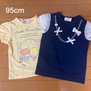 ウィルメリー(WILL MERY)の女の子　夏物Tシャツ　95cm 2枚セット(Tシャツ/カットソー)