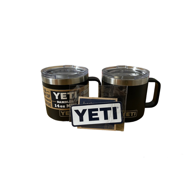 YETI RAMBLER 14oz MUG ランブラーマグ 黒色/ブラック 2個 スポーツ