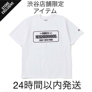 渋谷限定NEIGHBORHOOD  NH TEE SS White XLサイズ