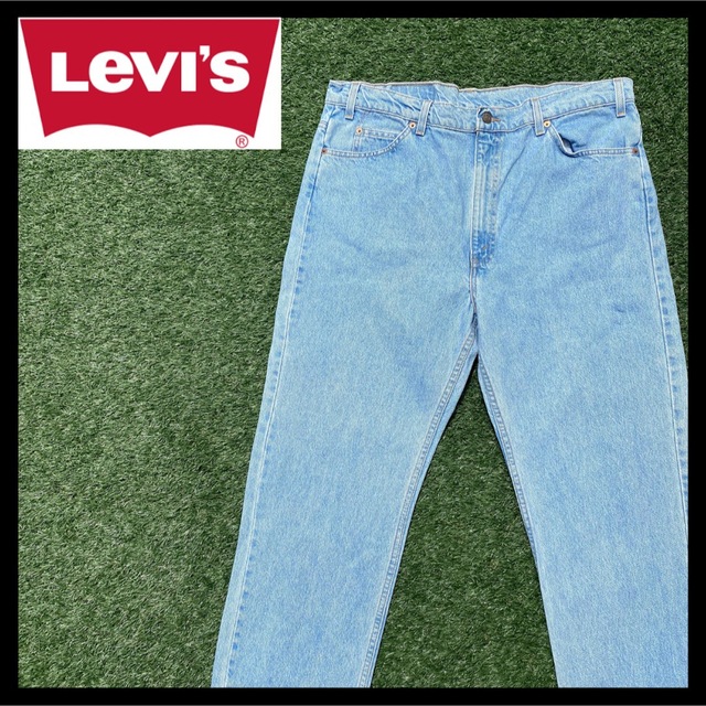 Levi's(リーバイス)のリーバイス 550 XLサイズ ライトブルー デニムジーンズ 90年代USA製 メンズのパンツ(デニム/ジーンズ)の商品写真