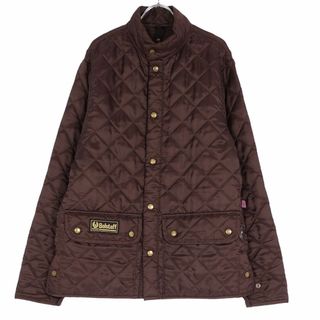 ベンデイビス(BEN DAVIS)のベルスタッフ BELSTAFF ジャケット ブルゾン キルティングジャケット 中綿入り 無地 アウター メンズ L ブラウン(その他)