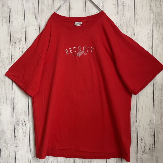 Lee(リー)のLee SPORT リースポーツ 90s ヴィンテージ 刺繍ロゴ デトロイト古着 メンズのトップス(Tシャツ/カットソー(半袖/袖なし))の商品写真