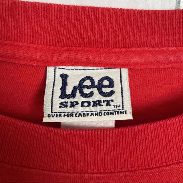 Lee(リー)のLee SPORT リースポーツ 90s ヴィンテージ 刺繍ロゴ デトロイト古着 メンズのトップス(Tシャツ/カットソー(半袖/袖なし))の商品写真