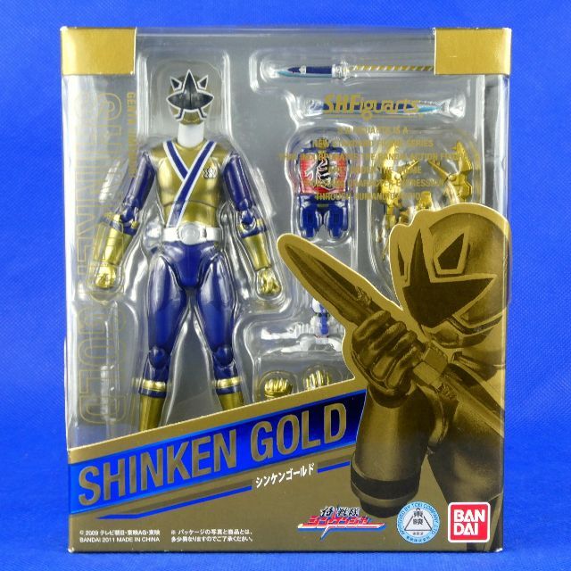 シンケンゴールド★侍戦隊シケンジャー★フィギュア★超稼働の造形美★２０１１★新品