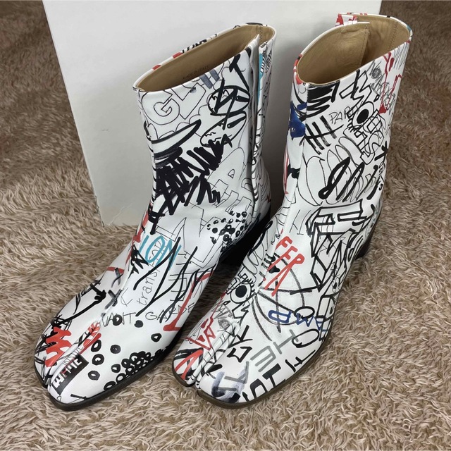 【新品】Maison Margiela グラフィティ 足袋ブーツ size:43