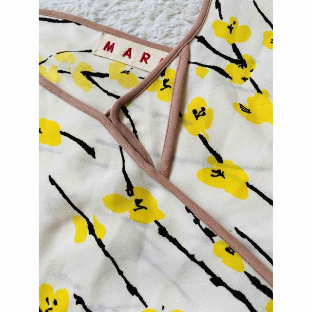 MARNI - 美品 MARNI マルニ 花柄 シルク ワンピース チュニック