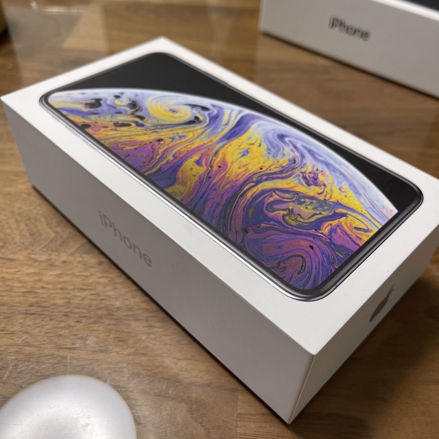 Apple(アップル)のApple iPhone XS MAX 256GB Silver 空箱 スマホ/家電/カメラのスマートフォン/携帯電話(その他)の商品写真